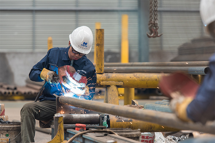 巴中网架焊接车间