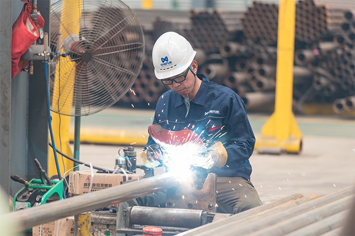 巴中网架焊接车间